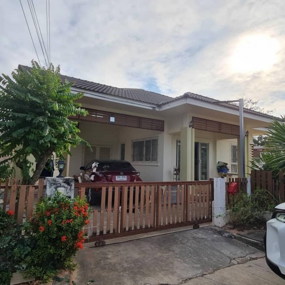 For RentHouseKhon Kaen : K1237 Single story detached house for rent. Canary Ville Nong Kung Project, Khon Kaen, newly renovated house with new furniture.