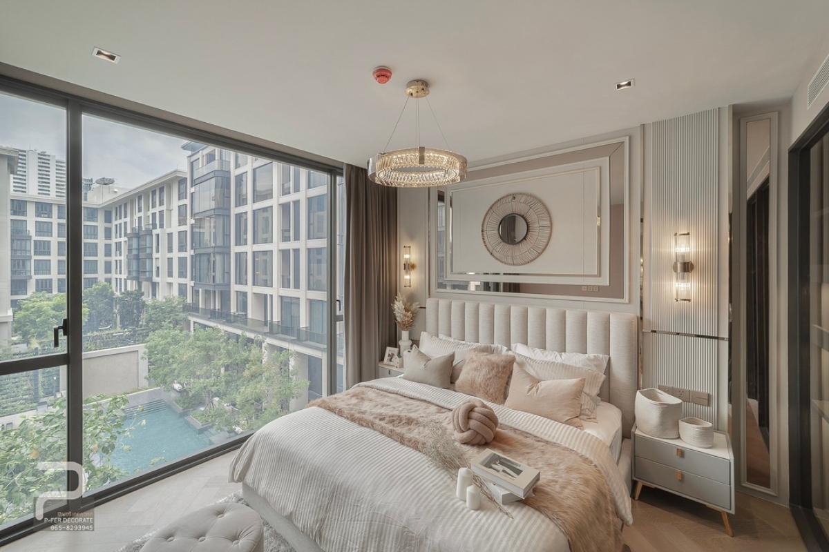 For RentCondoSukhumvit, Asoke, Thonglor : Only 130K Spacial new unit 2 bedroom 2 bathroom 121sqm high floor unblocked view!