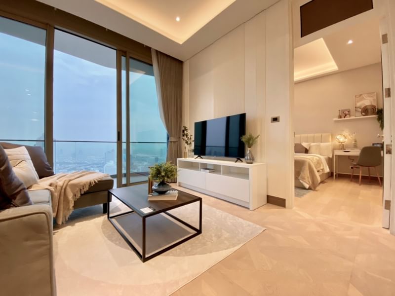 For RentCondoWongwianyai, Charoennakor : Condo For Rent!!!!! The Residences at Mandarin Oriental 128 Sqm. Very spacious area, high floor, very beautiful room decoration.