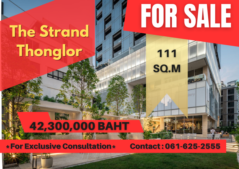 For SaleCondoSukhumvit, Asoke, Thonglor : *Special Discount+Special promo offer* The Strand Thonglor 0m BTS Thonglor | Duplex | 061-625-2555