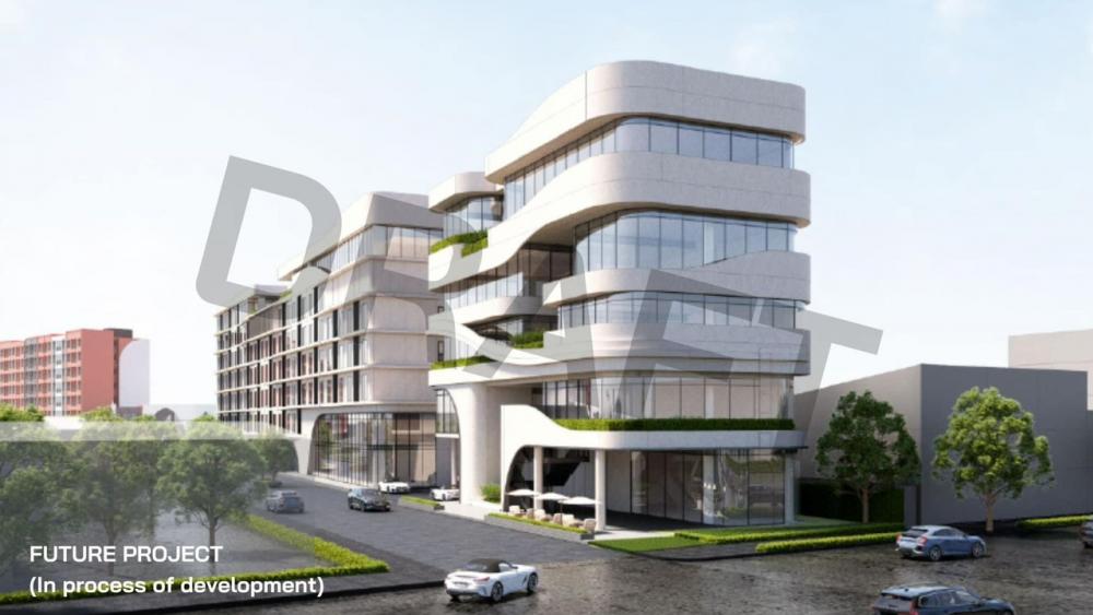 Sale DownCondoPattaya, Bangsaen, Chonburi : Reduced to only 1.69 million baht. Project sold out and selling Origin Pattaya, Building A, very beautiful position, north view, 1 bedroom type, area approximately 24.8 sq m.
