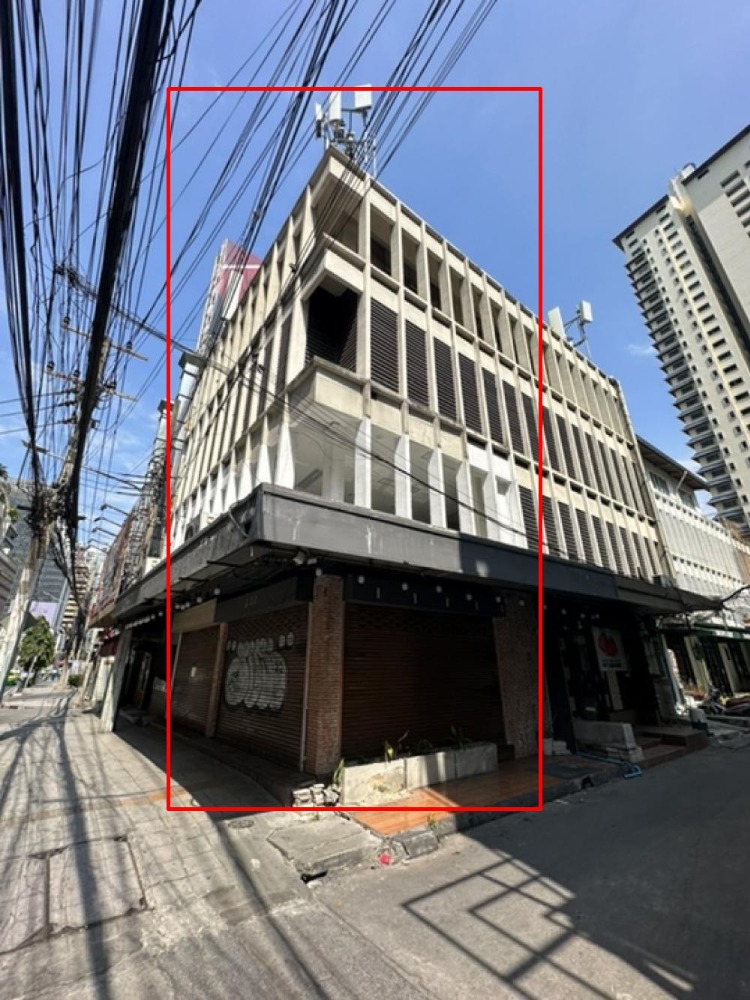 For RentShophouseSukhumvit, Asoke, Thonglor : NF26-Commercial building for rent in Asoke area, 2 units, 4 floors