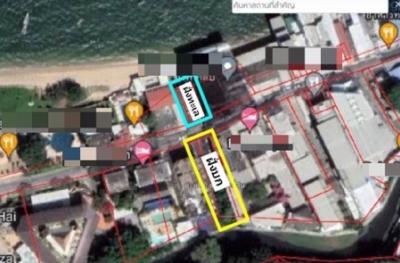 For SaleLandPattaya, Bangsaen, Chonburi : Land for SALE Adjacent to the sea Near Walking street and Pier