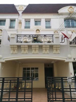 For SaleTownhouseRama3 (Riverside),Satupadit : Townhouse for sale, 3 floors, 3 bedrooms, 4 bathrooms, good condition, ready to move in, located on Rama 3 Road.