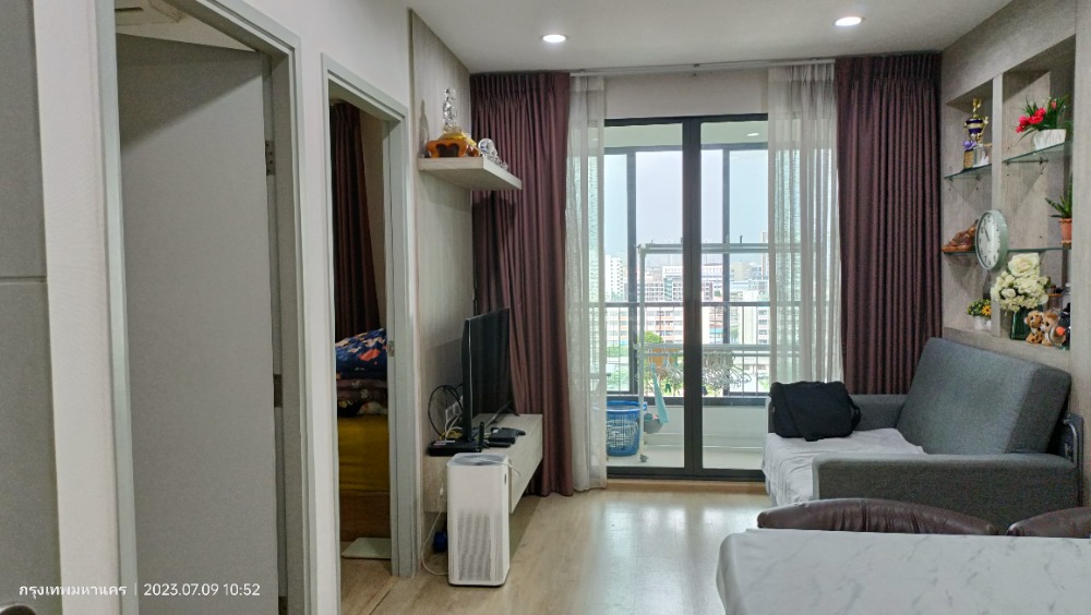 For SaleCondoThaphra, Talat Phlu, Wutthakat : Corner room, open view, Ideo Sathorn Tha Phra, 2 bedrooms, 1 bathroom 2 car parking lot, comfortable all year round