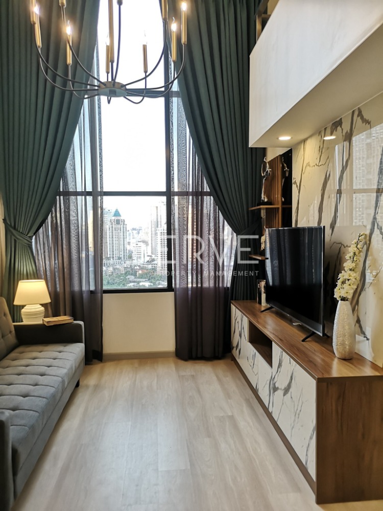 For RentCondoSathorn, Narathiwat : 🔥Duplex 1 Bed 1 Work Room 1 Living Room 44 sq.m. Nice Room Close to BTS Chong Nonsi 600 m. at Knightsbridge Prime Sathorn Condo / For Rent