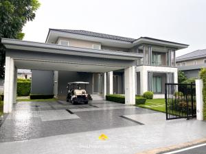 For SaleHouseLadkrabang, Suwannaphum Airport : Big luxury house, ready to move in, Perfect Masterpiece Century, Krungthep Kreetha, near Rama 9 Road, near Ruamrudee School (RIS)