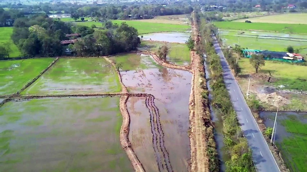 ขายที่ดินอยุธยา : ที่ดิน 2 ไร่กว่า ติดถนนดำ อ.ภาชี พระนครศรีอยุธยา ราคา รวม 1 ล้านบาท น้ำไม่ท่วม น้ำและไฟฟ้าหน้าที่ดิน