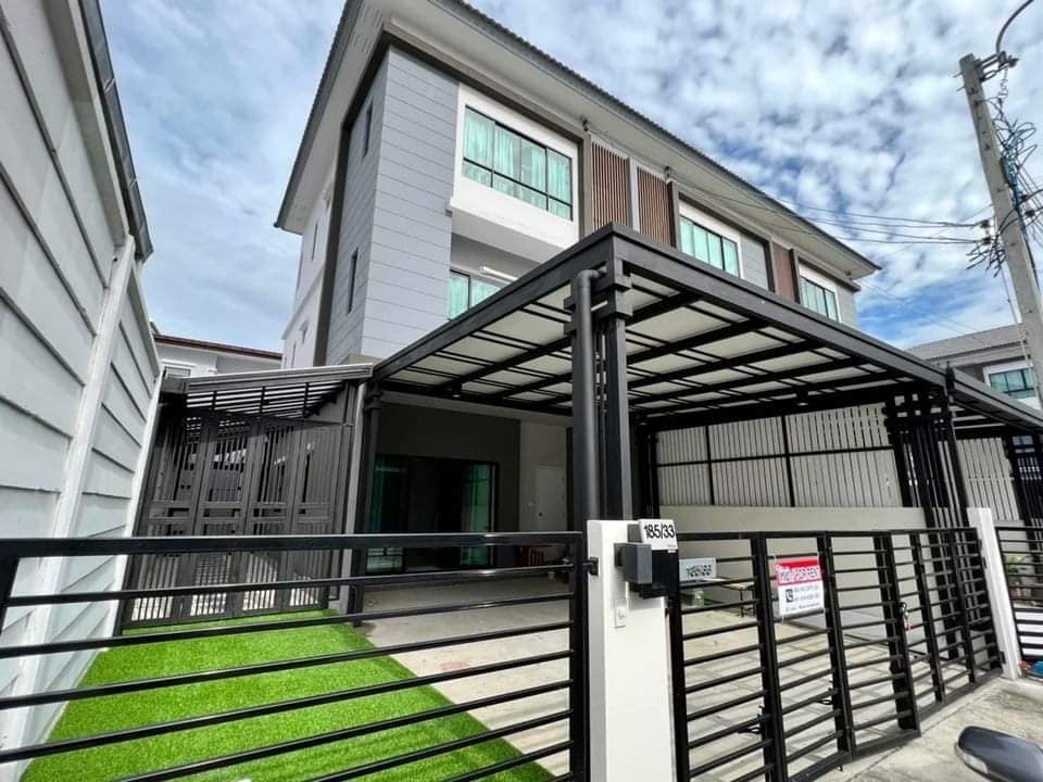 For RentTownhouseLadprao101, Happy Land, The Mall Bang Kapi : 🔥🔥 Urgent for rent !!️ Ready to move in (3 bedrooms, 32 sq m.) The Connect Up 3 Ladprao 126 🟠TK2307-207/TK2307-332