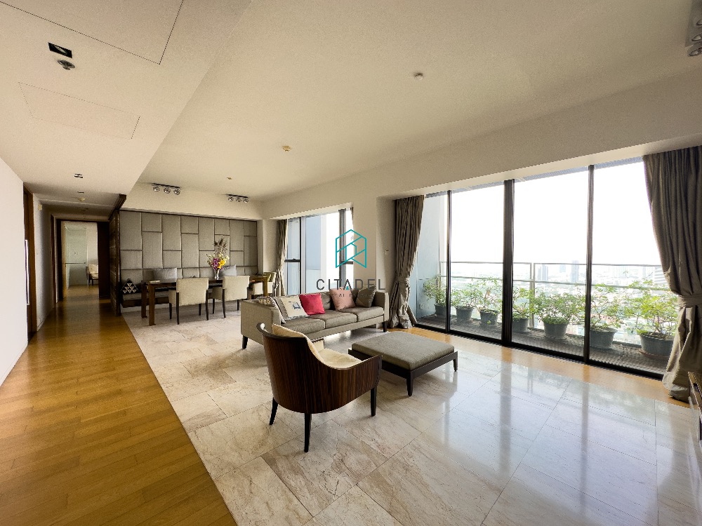 ขายคอนโดสาทร นราธิวาส : HOT SALE! High Floor, 3 Beds, Riverview Condo for Sale!