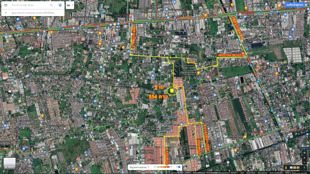 ขายที่ดินบางแค เพชรเกษม : ที่ดิน 554 ตรว. ในซอยเพชรเกษม 77 แยก 3-12 ผังเมืองสีเหลือง เหมาะสร้างม.จัดสรรเล็กๆ