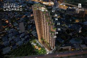 ขายดาวน์คอนโดลาดพร้าว เซ็นทรัลลาดพร้าว : ขาย METRIS DISTRICT LADPRAO ห้อง 1Bedplus 34.5 ตรม ราคาต่ำกว่าโครงการ