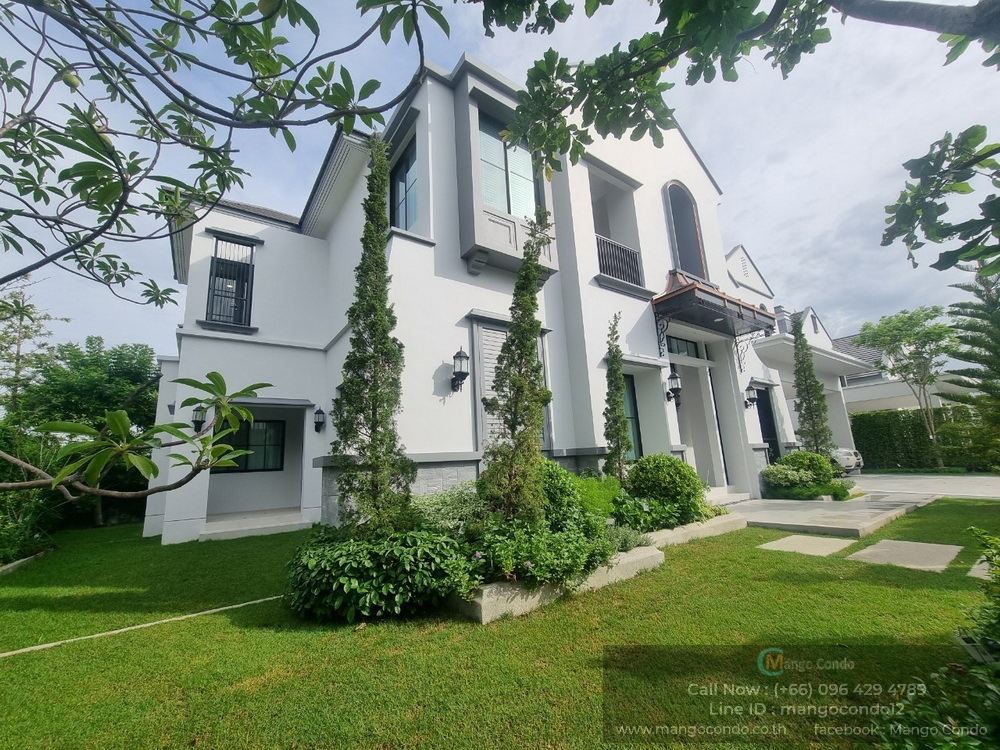 For SaleHousePattanakan, Srinakarin : 2 storey detached house for sale decorated in luxury style Nantawan Rama 9 - Krungthep Kreetha new cut 128 sq m.