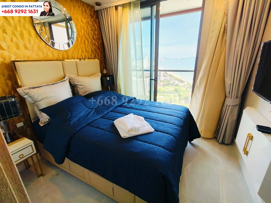 For RentCondoPattaya, Bangsaen, Chonburi : Condo for rent, Copacabana Jomtien Beach front 1 bedroom seaview