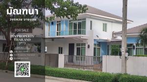 For SaleHouseEakachai, Bang Bon : S-00062 House for sale, Manthana, Wongwaen-Bangbon, size 105 sq m, area 199 sq m.