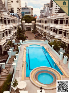 For RentTownhouseSukhumvit, Asoke, Thonglor : [For Rent] Baan Pool Villa The largest in the Village, Connected to the swimming pool, Behind SWU.