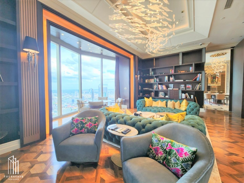 For SaleCondoWongwianyai, Charoennakor : Condo for SALE !! Super RARE ITEM PENTHOUSE !! ** The Residences At Mandarin Oriental Bangkok ** High floor room 50+, very nice decorated room, world class project @323 MB