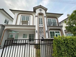 For RentHouseSamut Prakan,Samrong : 🔥🔥24473🔥🔥 For rent, a detached house, Grandio Bangan, km. 5, 4 bedrooms, 3 bathrooms.