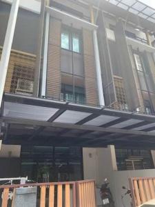 For RentTownhouseRama3 (Riverside),Satupadit : RT794 Townhouse for rent, 4 floors, 24.1 sq m, usable area 276 sq m, Flora MariGold Village, Rama 3 - Sathupradit, no furniture.