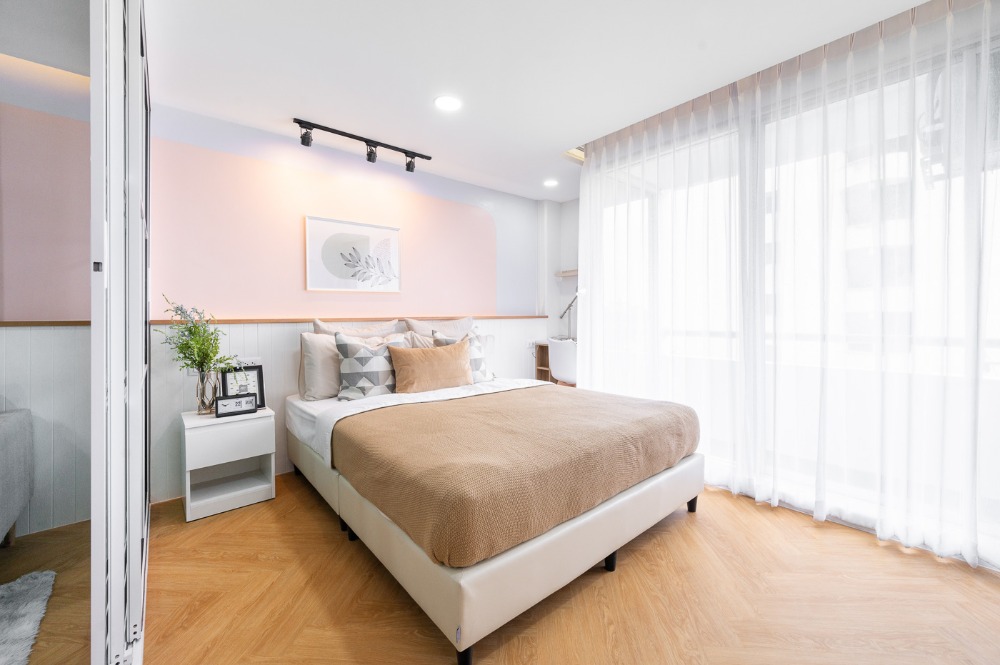 For SaleCondoLadprao101, Happy Land, The Mall Bang Kapi : 🌈🌤️Condo for sale City Villa Lat Phrao 130, Building E, beautiful room, new condition, ready to move in.