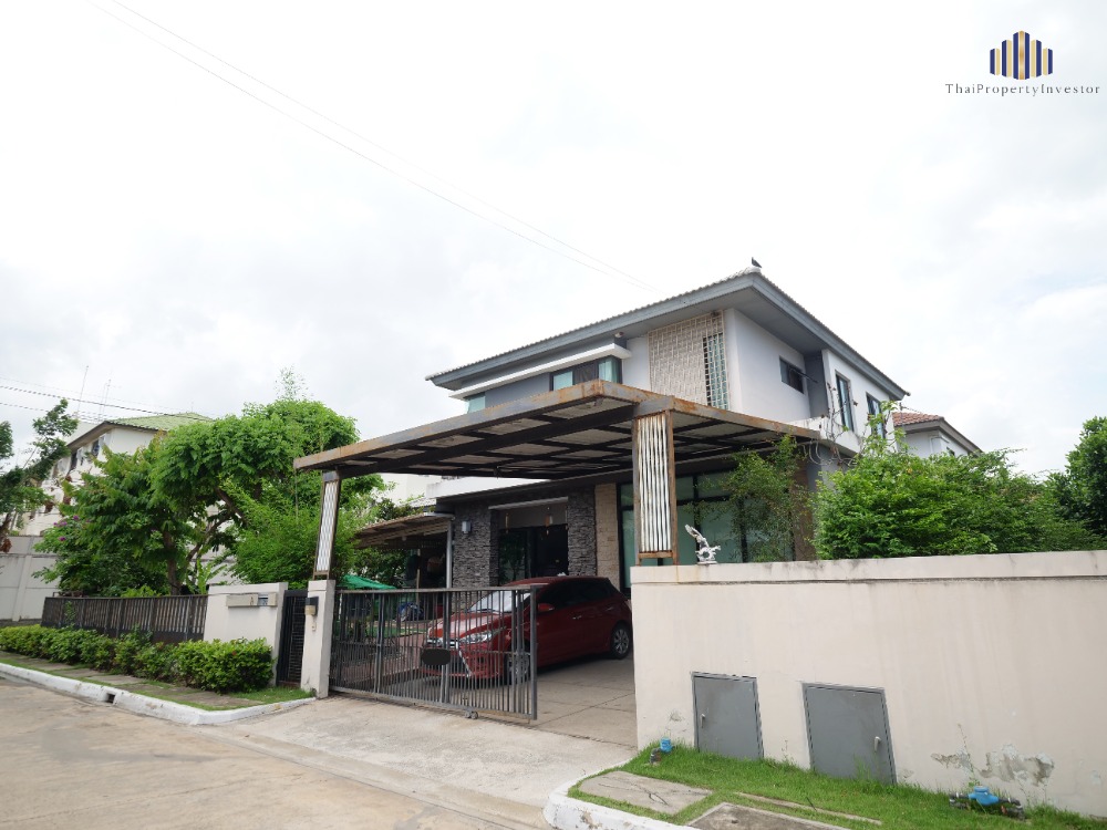 For SaleHouseRama 2, Bang Khun Thian : Urgent sale!! Low price ten!! Single house, Manthana Village, Rama 2 - Thian Talay, near the motorway, quiet village, convenient transportation.