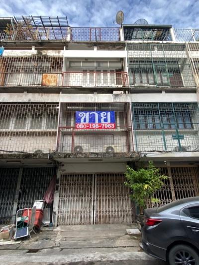 For SaleShophouseRatchathewi,Phayathai : For sale, 4-story commercial building, near Pratunam Market, Soi Phetchaburi 31, Soi Jarurat, 14 sq m.