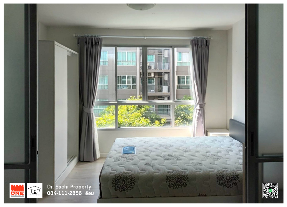 For RentCondoChiang Rai : For rent, D Condo Hyde Chiang Rai, 33 sq m., pool view, opposite Central Chiang Rai. The room is fully decorated and ready to move in.