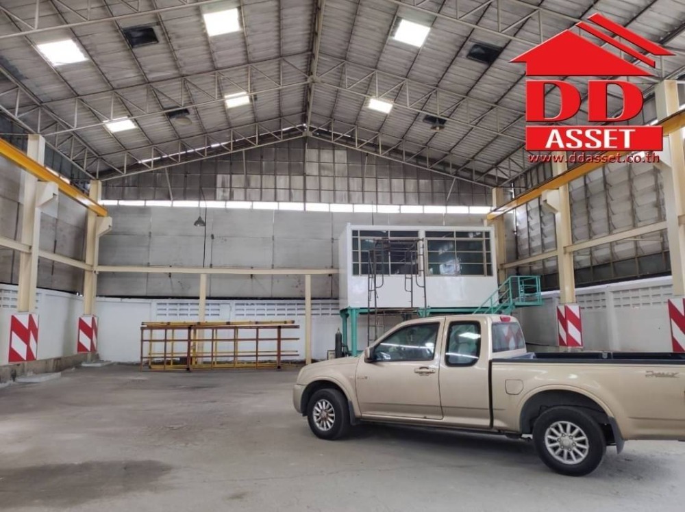 For RentWarehouseSamut Prakan,Samrong : Warehouse for rent, Theparak intersection, 800 sq.m. with crane