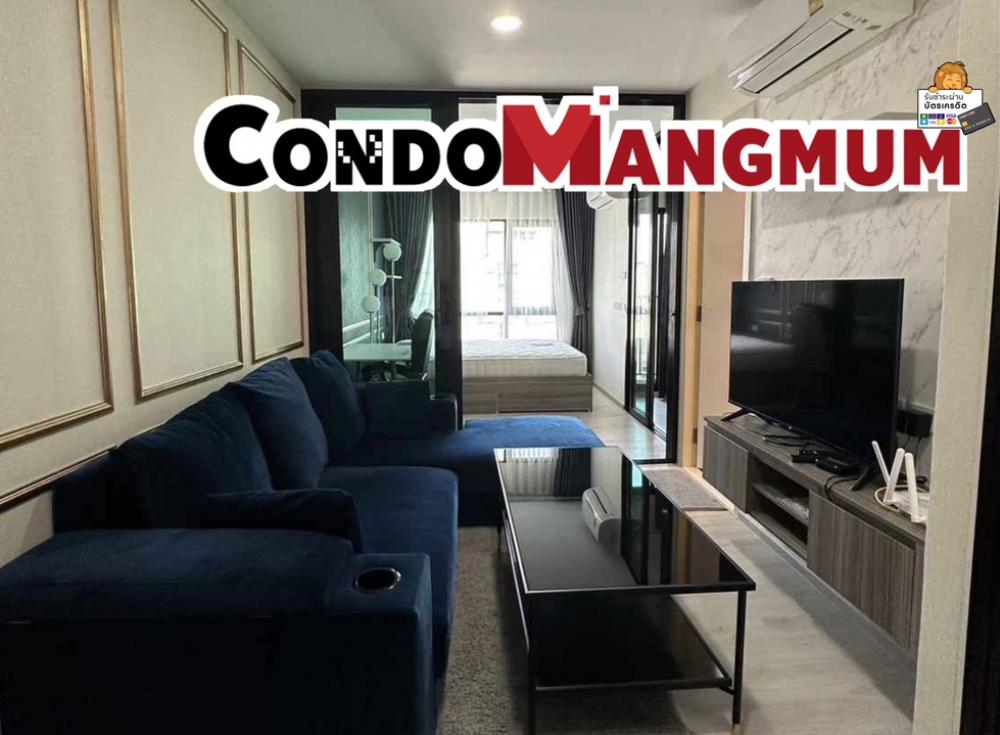 For RentCondoBangna, Bearing, Lasalle : Condo Origin Sukhumvit 105 Lasalle ✨Beautiful room, 8th floor, top room 🚝 Near BTS Bearing 5 minutes