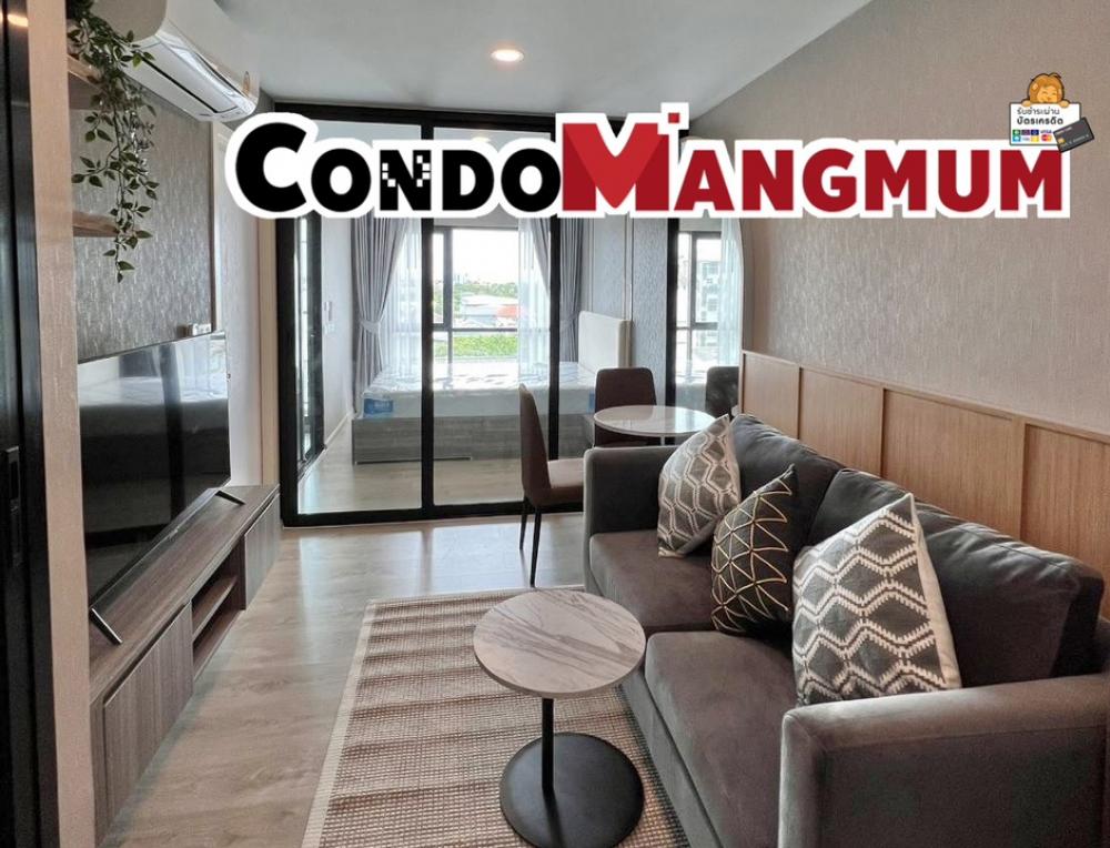 For RentCondoBangna, Bearing, Lasalle : Condo Origin Sukhumvit 105 Lasalle ✨Beautiful room, fully furnished 🚝 Near BTS Bearing 5 minutes