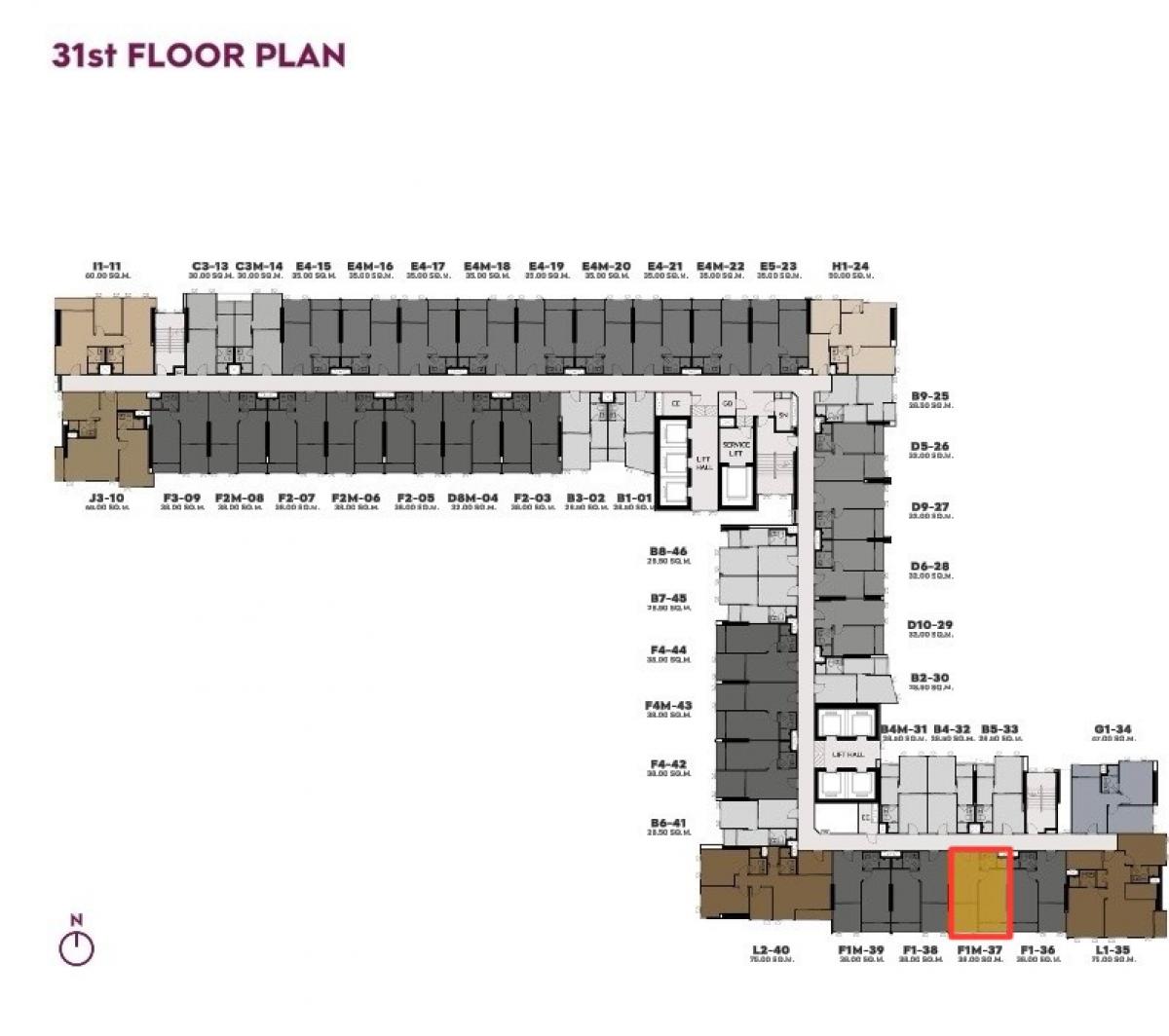 ขายดาวน์คอนโดคลองเตย กล้วยน้ำไท : ชั้น 31 วิวแม่น้ำ 38 sqm. LIFE พระราม 4 - อโศก 6.19 ลบ. (เจ้าของขายเอง)