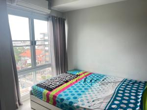 For RentCondoOnnut, Udomsuk : 🩷🌈 For rent 🧸🌳🌷The log 3🧸 Size 28 sq m, 4th floor, Building L// Studio room, 1 bathroom, clear view, price 7,000 baht