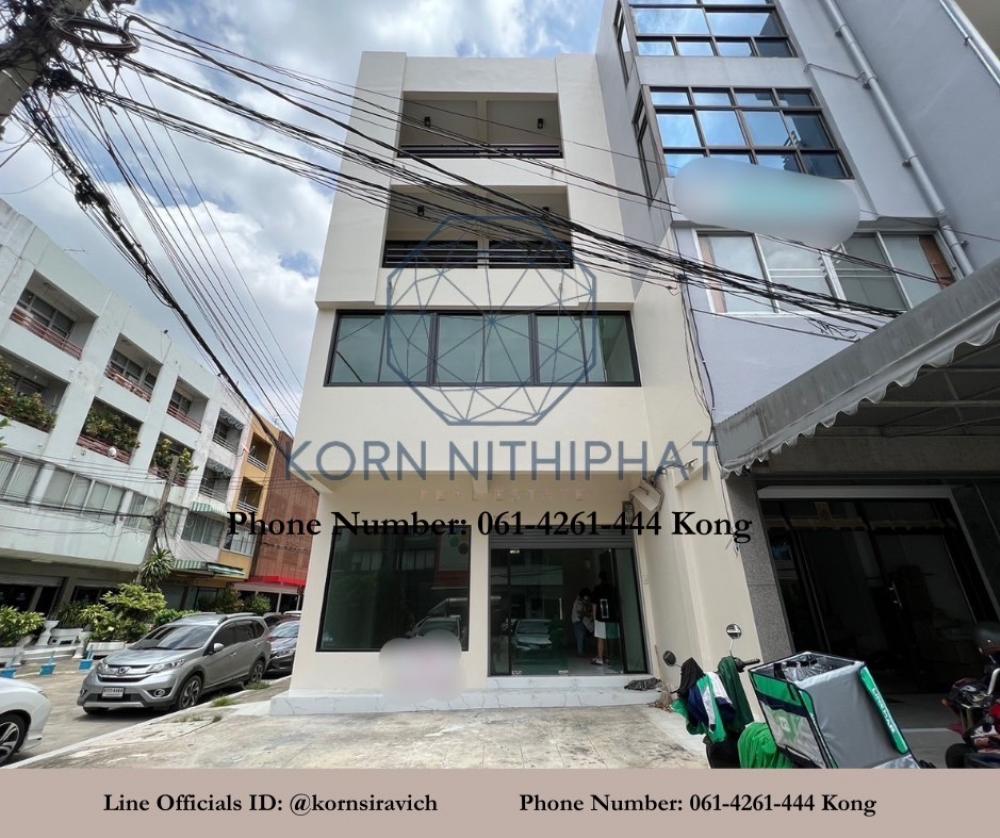 For RentRetailMin Buri, Romklao : Ramkhamhaeng building for rent (late section) for business: office | hair salon, nail salon, eyelash extensions | tattoo shop | distributor of various products