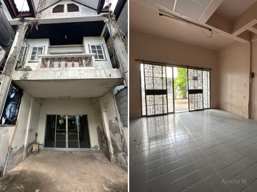 For SaleTownhousePattaya, Bangsaen, Chonburi : Townhouse for sale, 2 floors, 17 sq m, Soi Sukhumvit-Pattaya 56, near the mall, convenient travel.