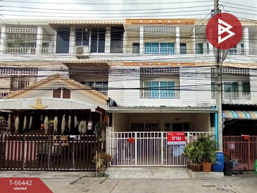 For SaleTownhouseNawamin, Ramindra : 3 storey townhouse for sale, Ratchathani Village 7, Sai Mai, Bangkok.