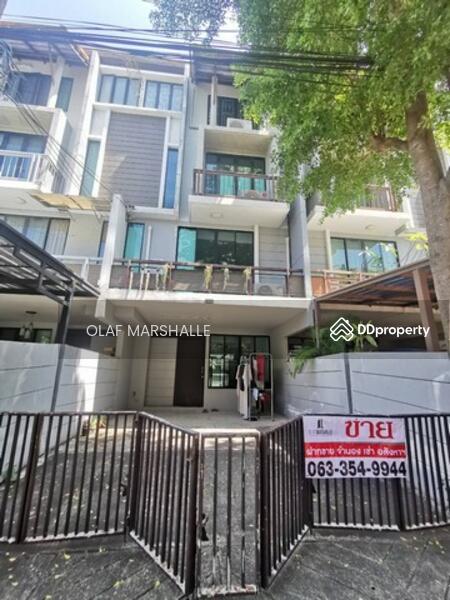 For SaleTownhouseOnnut, Udomsuk : Worth the price! Townhome 4-storeys , Areeya Mandarina Project, Sukhumvit 77