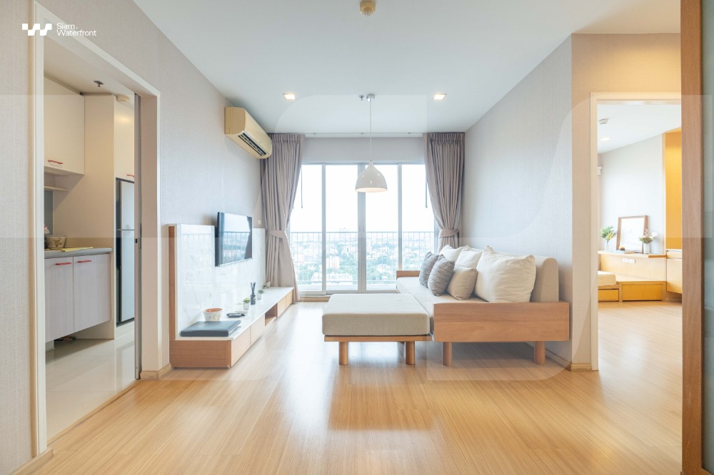 For SaleCondoThaphra, Talat Phlu, Wutthakat : 🔥Urgent Sale🔥Casa Ratchada-Ratchaphruek, 2 bedrooms, 54 sq m, corner room, 18th floor, new condition, ready to move in, beautifully decorated, good location, next to BTS Talat Phlu