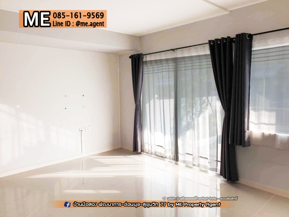 For SaleTownhouseSamut Prakan,Samrong : 🎉Great value🎉 Townhome for sale Indy 2 Bangna Km. 7 near Bangna-Trad Road, Outer Ring Road and Burapha Withi Expressway (TW19-18)