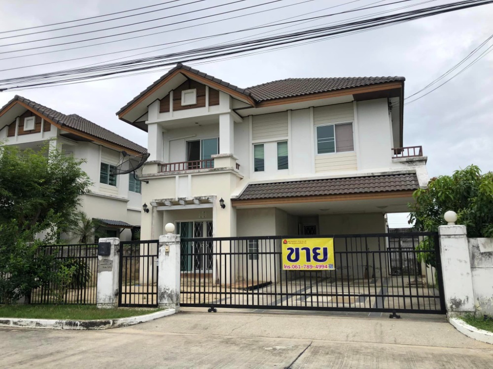 For SaleHousePathum Thani,Rangsit, Thammasat : Vi!! 2 storey detached house, 61 square wah, Vista Ville Village B, Lam Luk Ka Khlong 3, fully furnished, ready to move in