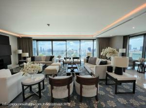 For RentCondoWitthayu, Chidlom, Langsuan, Ploenchit : 4 Bedrooms For Rent at The Residences at The St. Regis Bangkok