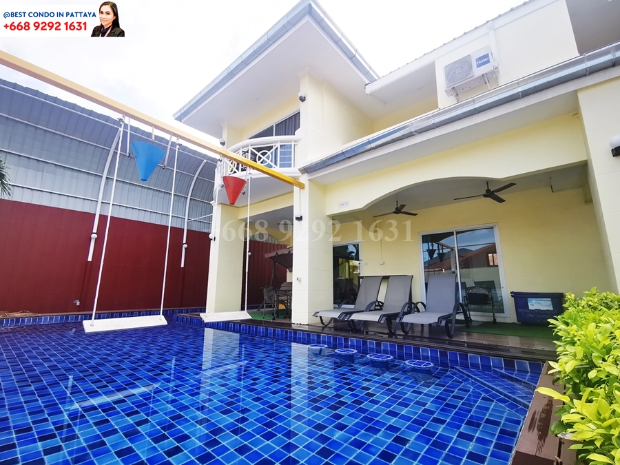 For SaleHousePattaya, Bangsaen, Chonburi : Firesale 2 storey Pool Villa 1 Km to jomtien Beach.