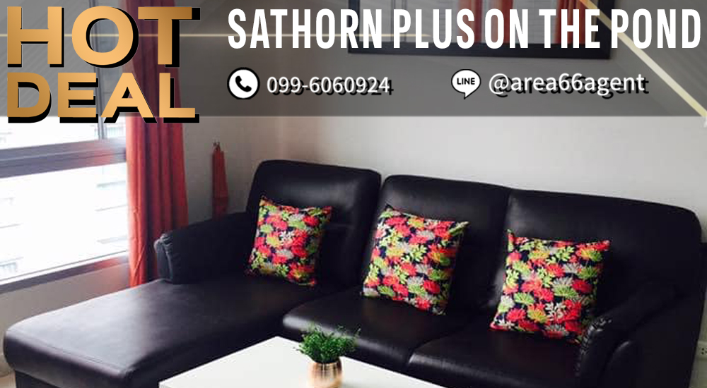 For SaleCondoSathorn, Narathiwat : 🔥 For sale!! Condo Sathorn plus on the pond