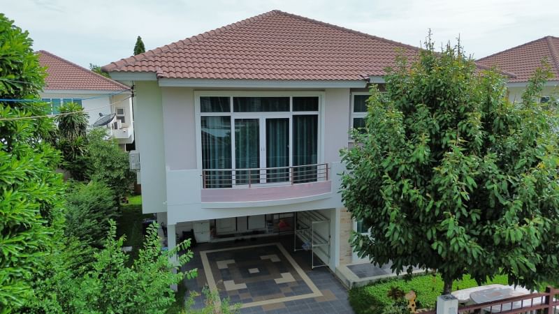 For SaleHousePattaya, Bangsaen, Chonburi : For sale/rent!! Large 2-story detached house | Supalai Garden Ville Village, Chonburi