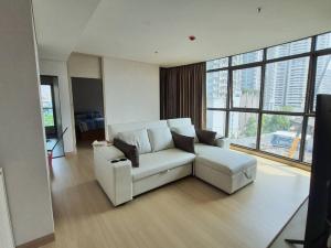 For RentCondoRama9, Petchburi, RCA : Condo for rent, 2 bedrooms, 2 bathrooms, ⭐️Lumpini Suite Phetchaburi-Makkasan⭐️ Beautiful room, good location, ready to move in.