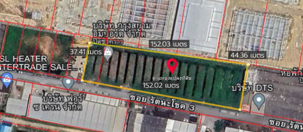 For SaleLandSamut Prakan,Samrong : Beautiful plot of land Special price! In the heart of Bang Pla, Soi Rattanachok 3, size 4-0-68 rai