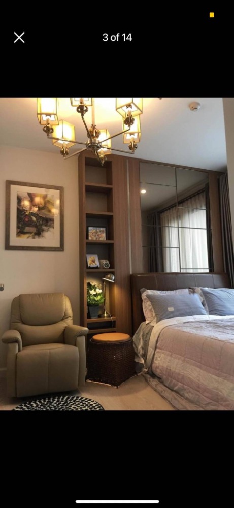 For RentCondoRama9, Petchburi, RCA : Condo The Niche Pride Thonglor-Phetchaburi ★1 bedroom 1 bathroom size 36 sqm. 15th floor ★ complete electrical appliances ★ Near the Si Rat Expressway★ Near MRT Phetchaburi Station, only 5 minutes ★Near Airport Link Makk