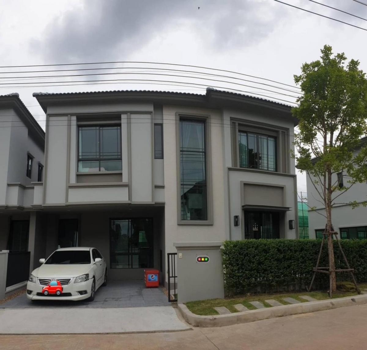 For RentHousePathum Thani,Rangsit, Thammasat : Salila🚩 Grand Pleno🏡2-storey house for rent: Grand Pleno Village, Phahon Yothin-Rangsit, next to Future Park Rangsit, near Bangkok University, near Don Mueang Airport🌳