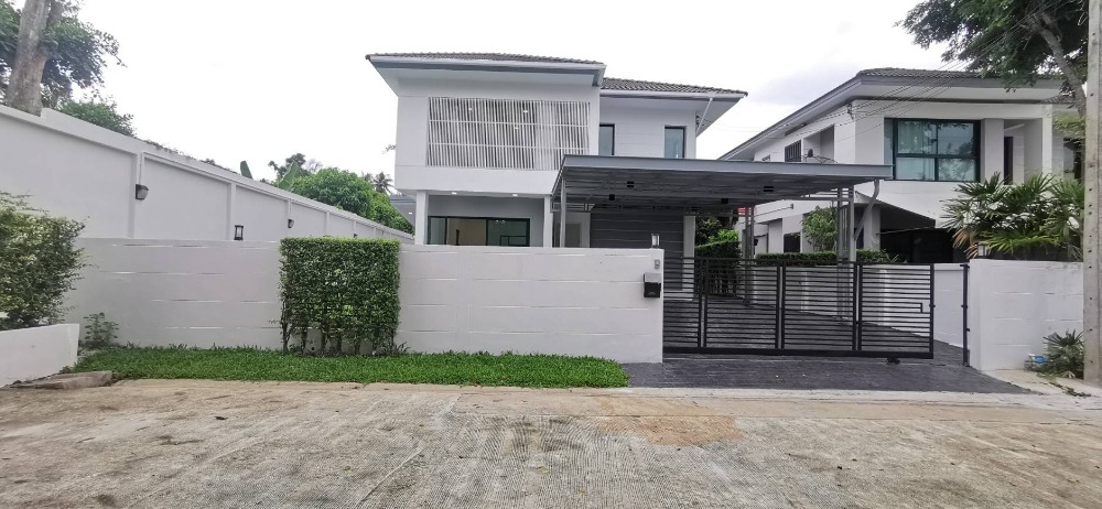 For SaleHouseNonthaburi, Bang Yai, Bangbuathong : Beautiful house, modern style, special price! D Habitat Ratchaphruek near The Walk