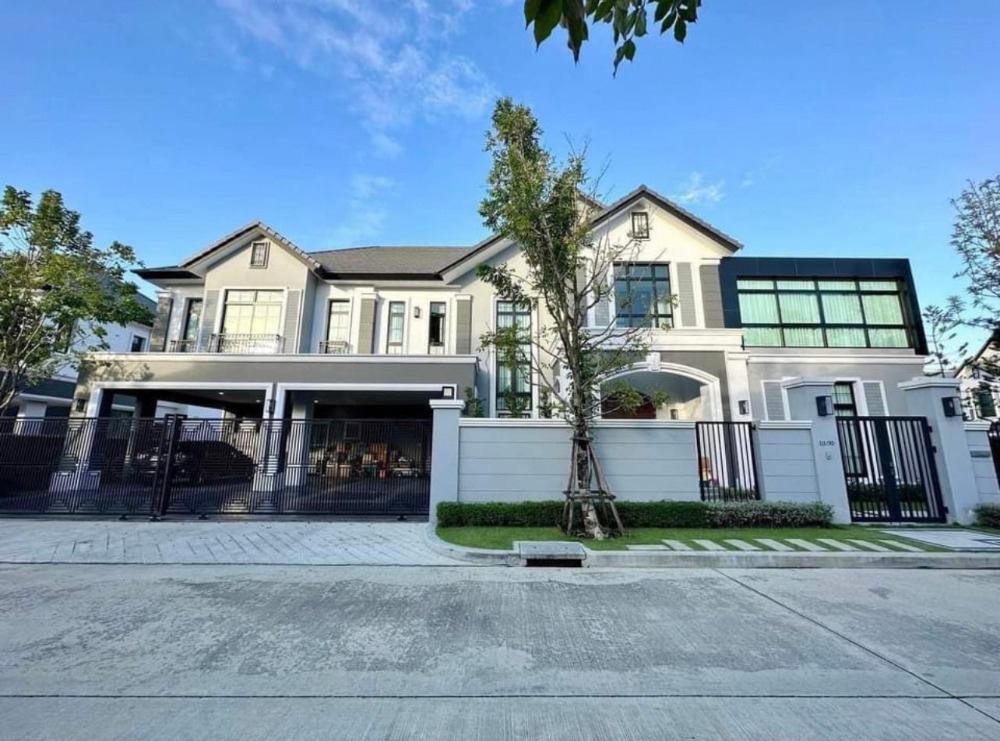 For SaleHousePinklao, Charansanitwong : The Palazzo Pinklao (The Palazzo Pinklao) | 2-story detached house, 4 bedrooms | Large luxury mansion | Near Si Rat Expressway - Outer Ring Road, only 5-10 minutes*, near Central Pinklao 10 minutes.