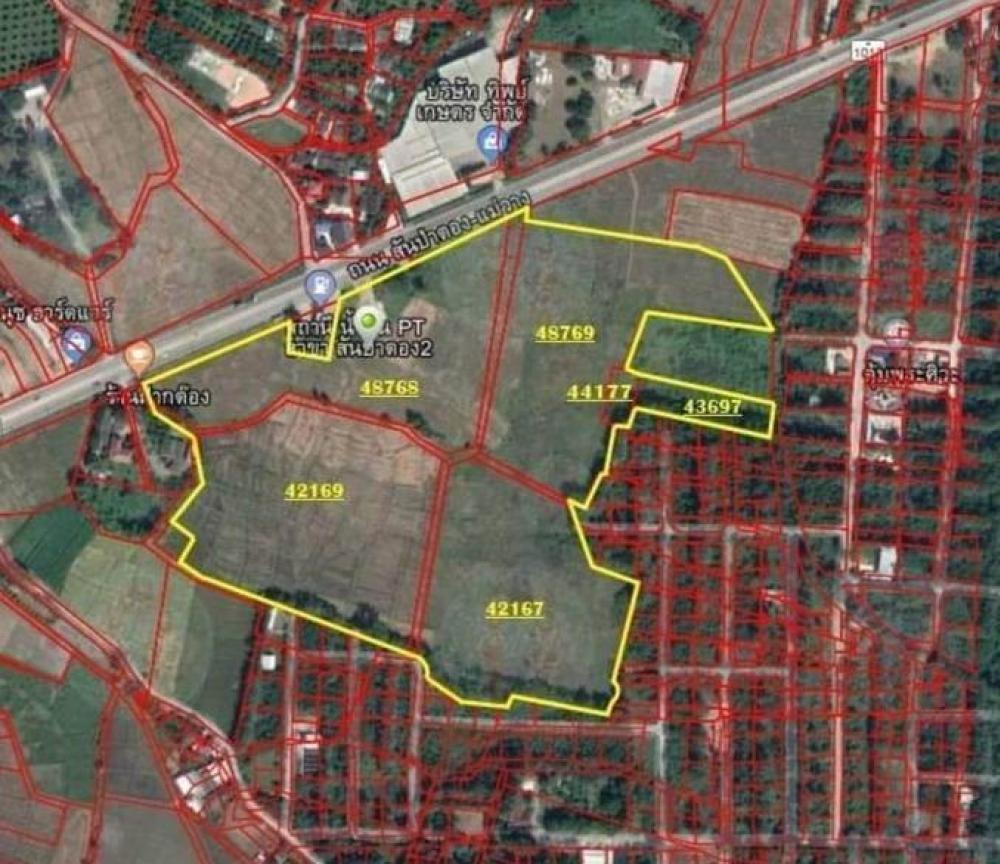 For SaleLandChiang Mai : Empty land, Ban Mae Subdistrict, San Pa Tong District, Chiang Mai Province, suitable for investment.